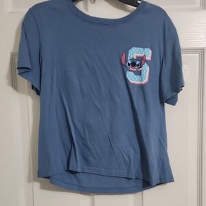 Disney Stitch Blue Crop Top